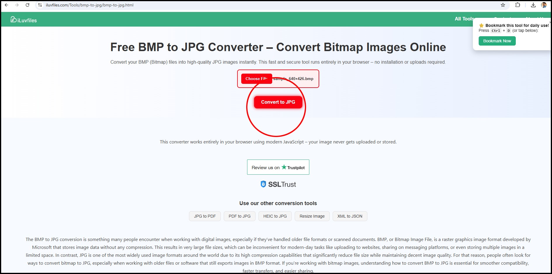 Step 3 - Wait for Conversion