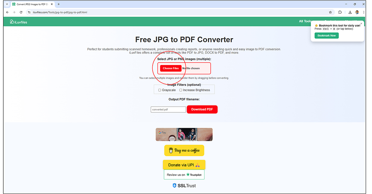 Step 1 - Upload Image